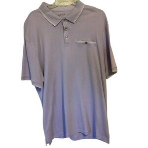 Apt. 9 Men's 3-Button Cotton Short Sleeve Golf Polo Shirt Size XXL Lavender